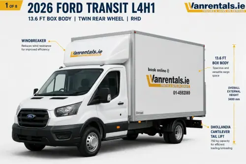 Light Hire Truck with 750Kg Tail-lift