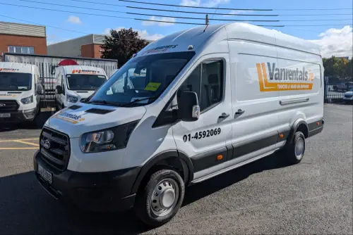 Extra long wheebase rental van